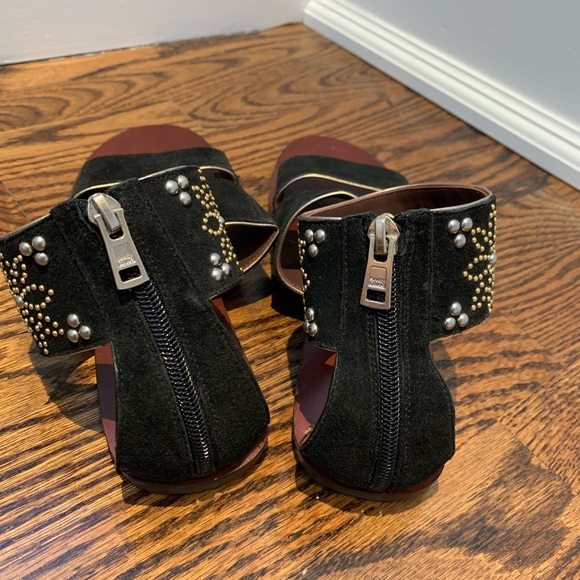 See by Chloe gladiator sandals in black suede size 38.5 - Picture 4 of 4
